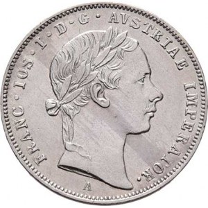 Konvenční měna, údobí let 1848 - 1857, 10 Krejcar 1855 A, 2.139g, nep.hr., nep.rysky, pěkná