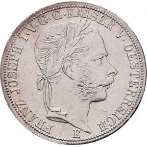 Rakouská a spolková měna, údobí let 1857 - 1892, Tolar spolkový 1867 E, 18.528g, nep.just., nep.hr.