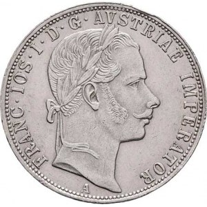 Rakouská a spolková měna, údobí let 1857 - 1892, Zlatník 1859 A - s tečkou za REX., 12.351g, hr.,