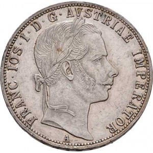 Rakouská a spolková měna, údobí let 1857 - 1892, Zlatník 1860 A - bez tečky za REX, 12.317g,