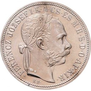 Rakouská a spolková měna, údobí let 1857 - 1892, Zlatník 1892 KB - se znakem Rijeky - novoražba
