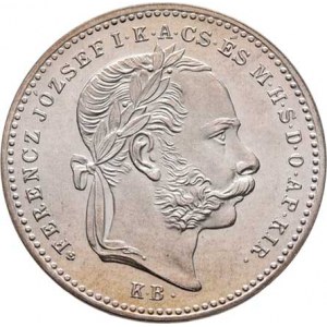 Rakouská a spolková měna, údobí let 1857 - 1892, 20 Krejcar 1870 KB - krátký opis - novoražba znače