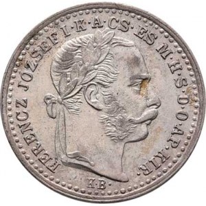 Rakouská a spolková měna, údobí let 1857 - 1892, 10 Krejcar 1870 KB - krátký opis, 1.537g, nep.hr.,