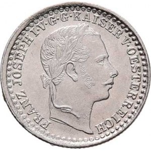 Rakouská a spolková měna, údobí let 1857 - 1892, 5 Krejcar 1859 M, 1.450g, nep.hr., nep.rysky, pěkn