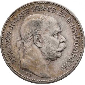 Korunová měna, údobí let 1892 - 1918, 2 Koruna 1914 KB, 9.883g, dr.hr., dr.rysky, patina R!