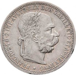 Korunová měna, údobí let 1892 - 1918, Koruna 1894, 4.978g, hr., dr.rysky