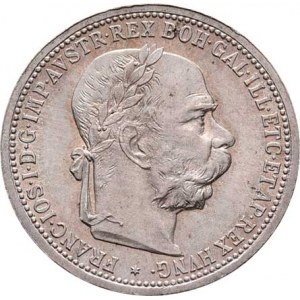 Korunová měna, údobí let 1892 - 1918, Koruna 1901, 4.990g, nep.hr., nep.rysky, krásná