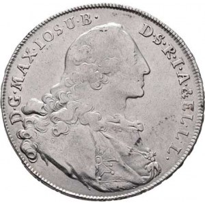 Bavorsko, Maximilian III. Josef, 1745 - 1777, Tolar 1760 - Madona, Mnichov, KM.519.1, Dav.1953,