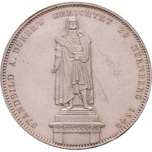 Bavorsko, Ludwig I., 1825 - 1848, 2 Tolar spolkový 1840 - pomník Albrechta Dürera,