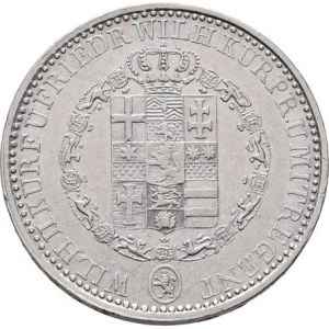 Hessen-Kassel, Wilhelm II., 1821 - 1847, Tolar 1837, KM.587 (Ag750, pouze 26.000 ks), 22.160g,