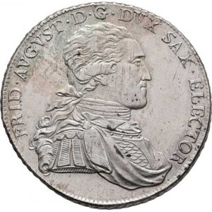 Sasko, Friedrich August III., 1763 - 1806, Tolar 1799 IEC, Drážďany, KM.1027.2 (Ag833), 27.970g,