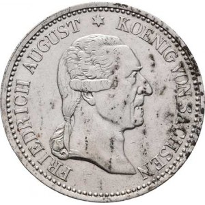 Sasko - království, Friedrich August I., 1806 - 1827, Tolar 1827 S - úmrtní, Drážďany, KM.1111.1 (A