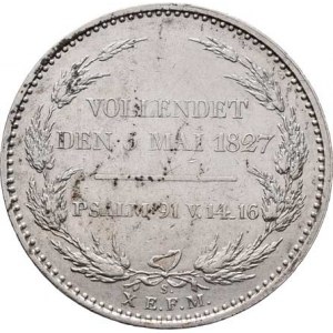 Sasko - království, Friedrich August I., 1806 - 1827, Tolar 1827 S - úmrtní, Drážďany, KM.1111.1 (A