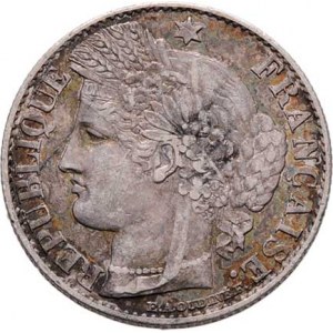 Francie, III.republika, 1871 - 1940, 50 Centimes 1881 A, Paříž, KM.834.1 (Ag835), 2.483g,