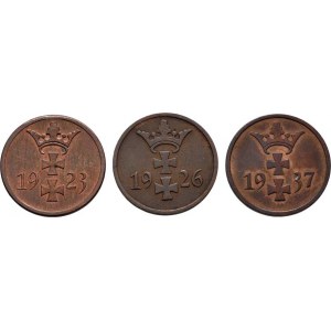 Gdaňsk - město, Fenik 1923, 1926, 1937, KM.140 (bronz), 1.591g,