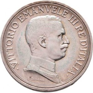 Itálie, Viktor Emanuel III., 1900 - 1946, 2 Lira 1914 R, Řím, KM.55 (Ag835), 9.971g, nep.hr.,