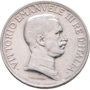 Itálie, Viktor Emanuel III., 1900 - 1946, Lira 1917 R, Řím, KM.57 (Ag835), 4.952g, nep.hr.,