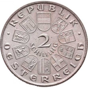 Rakousko, I. republika, 1918 - 1938, 2 Šilink 1929 - Billroth, KM.2844 (Ag640), 11.979g,