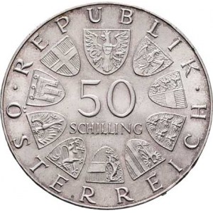 Rakousko - II. republika, 1945 -, 50 Šilink 1973 - Theodor Körner, KM.2917 (Ag900),