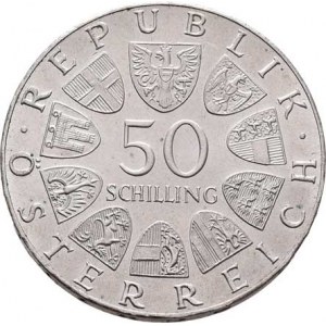 Rakousko - II. republika, 1945 -, 50 Šilink 1974 - Rakouské četnictvo, KM.2920 (Ag640),