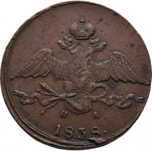 Rusko, Mikuláš I., 1825 - 1855, 10 Kopějka 1838 EM-NA, minc. Jekatěrinburg, Cr.141.1,