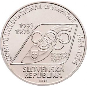 Slovensko, republika, 1993 -, 200 Sk 1994 - Olympijské hry - lední hokej, KM.21