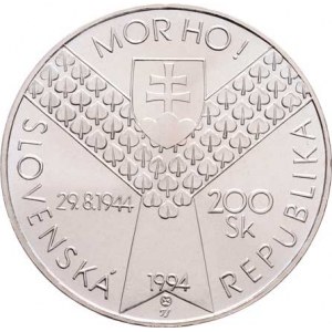 Slovensko, republika, 1993 -, 200 Sk 1994 - vylodění v Normandii / SNP, KM.23