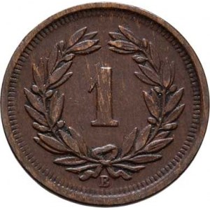 Švýcarsko, republika, Rap 1906 B, KM.3 (bronz), 1.451g, nep.hr., nep.rysky,