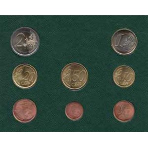 Vatikán, František, 2013 -, Sada oběhových mincí 2018 - 2,1 Euro, 50,20,10,5,2,1