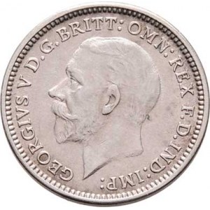 Velká Británie, George V., 1910 - 1936, 3 Pence 1931, Londýn, SCBC.4042, KM.831 (Ag500),