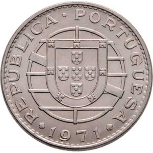 Angola - portugalská kolonie do roku 1975, 20 Escudos 1971, KM.80 (nikl), 11.814g, nep.hr.,