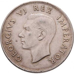 Jižní Afrika, George VI., 1936 - 1952, 2.5 Shillings 1940, KM.30 (Ag925), 14.091g, dr.hr.,