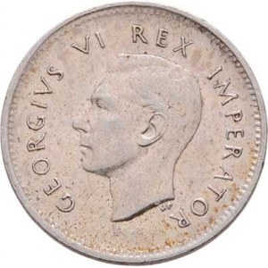 Jižní Afrika, George VI., 1936 - 1952, 3 Pence 1940, KM.26 (Ag800), 1.421g, nep.hr.,