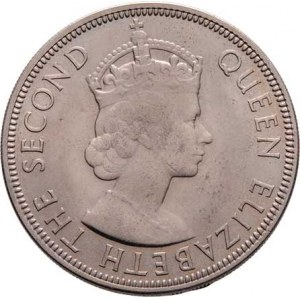 Seychely, Elizabeth II., 1952 - (1976), Rupie 1954, KM.13 (CuNi), 11.689g, nep.hr.,