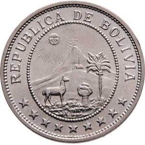 Bolivie, republika, 1826 -, 50 Centavos 1939, KM.182 (CuNi), 8.444g, nep.hr.,