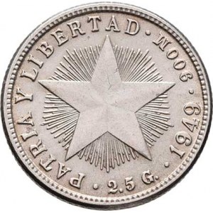 Kuba, republika, 1898 -, 10 Centavos 1949, KM.A12 (Ag900), 2.522g, nep.hr.,