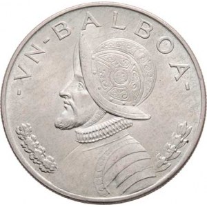 Panama, republika, 1903 -, Balboa 1947, KM.13 (Ag900), 26.744g, nep.hr.,