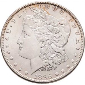 USA, Dolar 1896 - Morgan, KM.110 (Ag900), 26.635g,