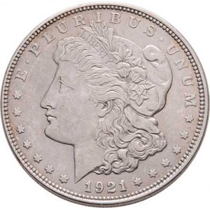 USA, Dolar 1921 D - Morgan, KM.110 (Ag900), 26.700g,