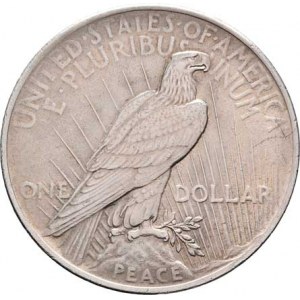 USA, Dolar 1922 - Mírový, KM.150 (Ag900), 26.704g,