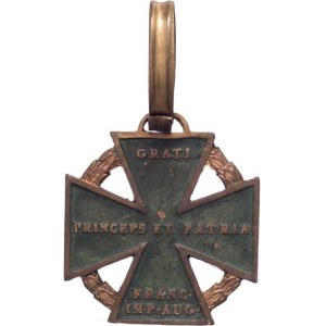 Rakousko, František II., 1792 - 1835, Armádní dělový kříž, VM.2-B, Marko.357a, zelený