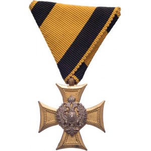 Rakousko - Uhersko, František Josef I., 1848 - 1916, Služební kříž za 25 let - typ 1890, Marko.371b