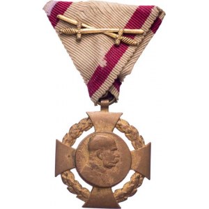 Rakousko - Uhersko, František Josef I., 1848 - 1916, Jubilejní kříž 1908 - pro vojenské osoby, Mark