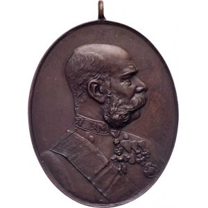 Rakousko - Uhersko, František Josef I., 1848 - 1916, Jubil. dvorní medaile 1898, Marco.400, VM1-35-