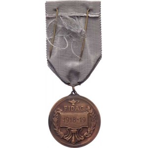 Československo, FIDAC - pamětní medaile 1918-1919, VM.123c, Nesign.,