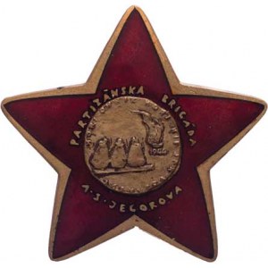 Československo, Jegorov - pamět.odznak partyzánské brigády, VM.134a,