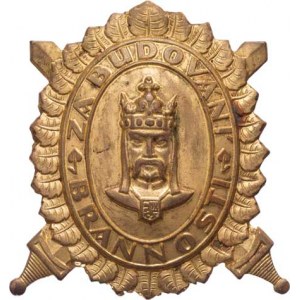 Československo, Karel IV.- zl.odznak za budování brannosti, VM.162a,