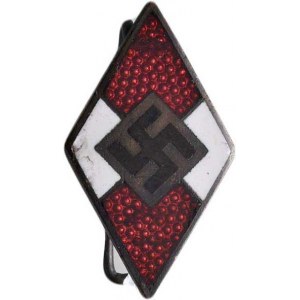 Německo - III.říše, Hitler-Jugend - velký členský odznak, H-H.9280c,