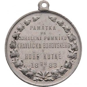 Kutná Hora, Odhalení pomníku K.Havlíčka Borovského 26.8.1883 -