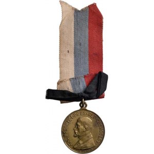 Československo - medaile s portrétem T.G.Masaryka, Plastika Praha - medaile na 10 let republiky 192